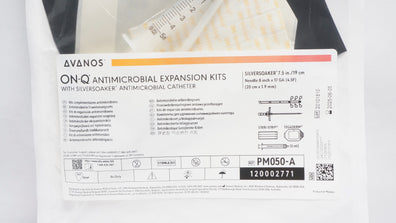 Avanos PM050-A ON-Q Antimicrobial Expansion Kits 7.5inch Ndle 8inch x 17 GA (x)